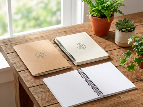 libretas recicladas